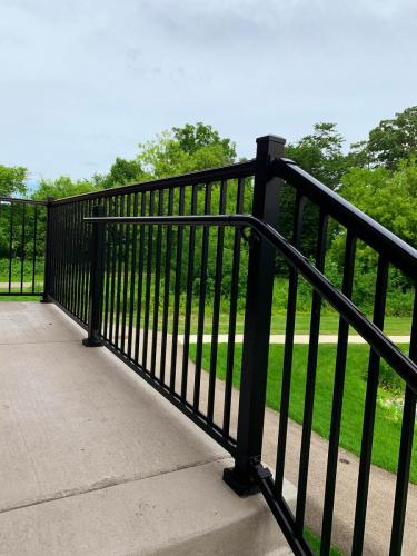 Commercial Railings in Rochester, MN | American Fence Company of ...